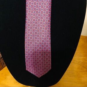 J.S. Blank & Co. Mens Multicolor Silk Tie 100%